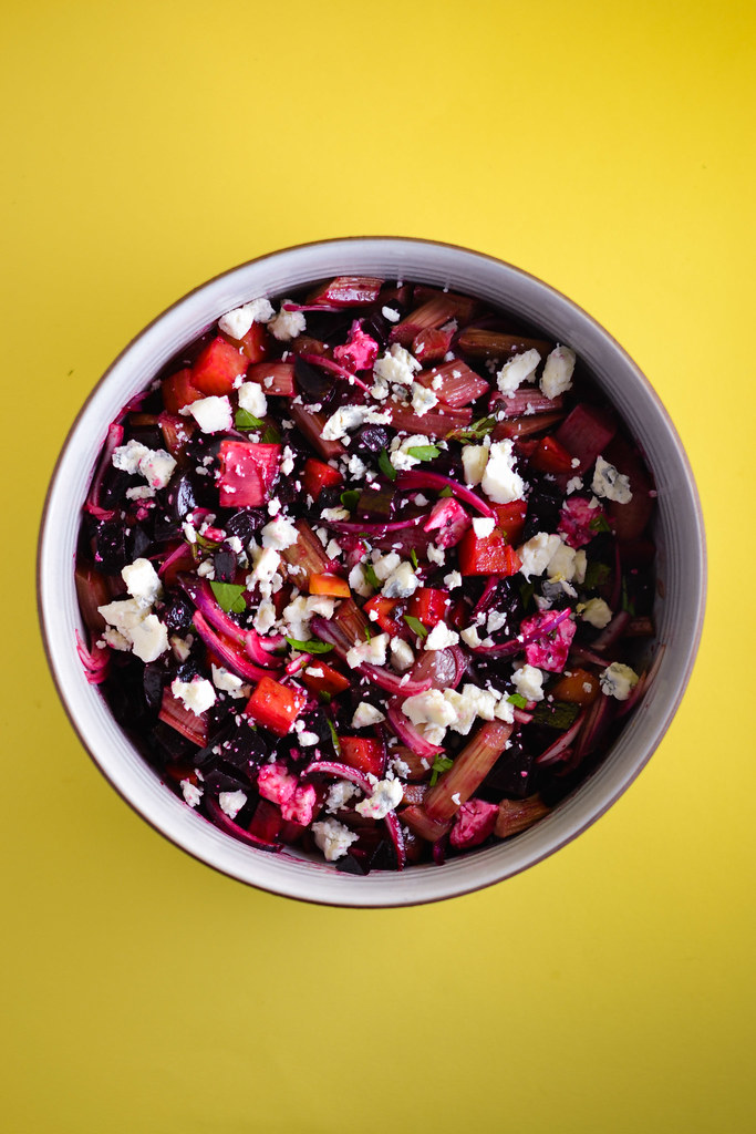 Beet and Rhubarb Salad | Things I Made Today