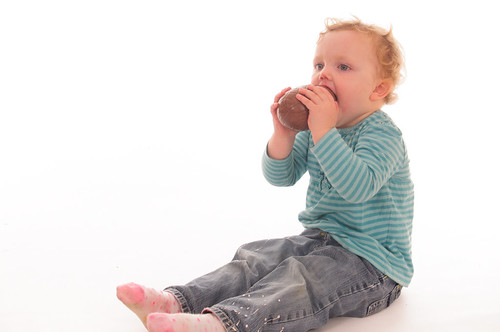 Child eating Easter Egg