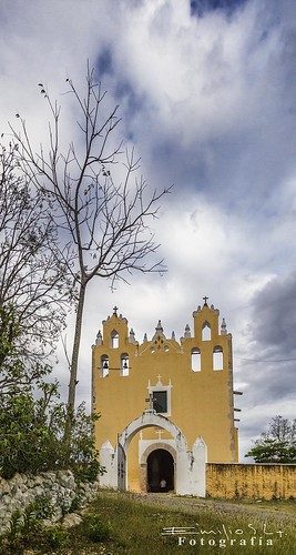 méxico iglesia yucatán capilla tipikal