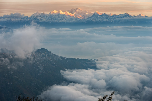 india sunrise darjeeling tigerhill kanchenjunga