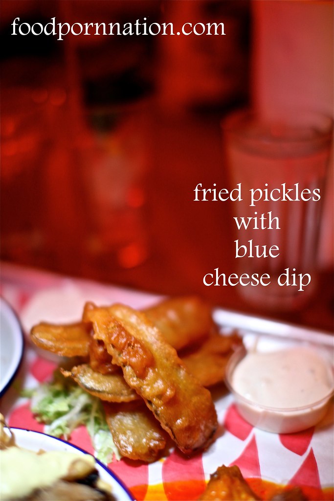 Fried Pickles with Blue Cheese Dip - MEATliquor - Marylebone - London Food Blog