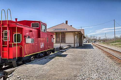 railroad station train kentucky rr historic depot truman ln 1902 hancockcounty hawesville