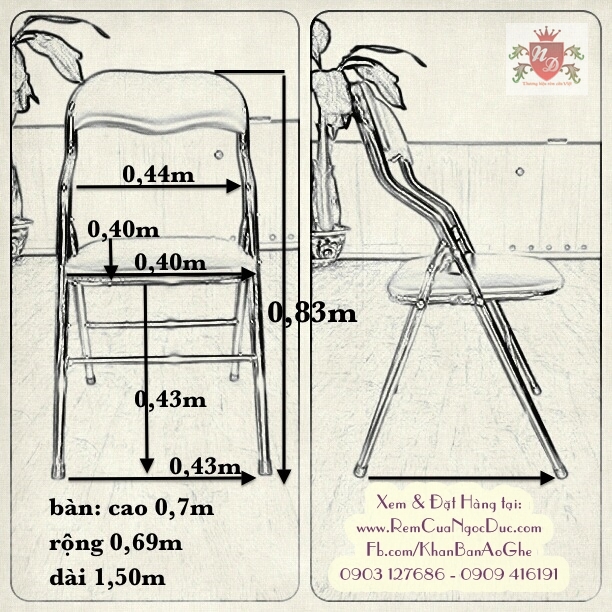 Cách đo ghế may áo ghế nhà hàng tiệc cưới - Chuyên thiết kế,may & bán áo ghế nhà hàng - 1