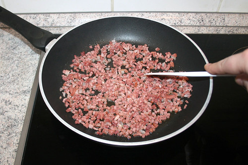 15 - Speck anbraten / Fry bacon