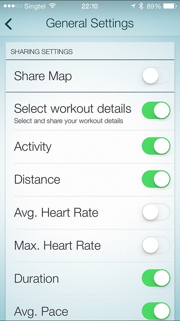 Jabra Sport Pulse - iOS App - Settings