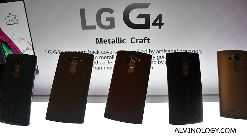 The new LG G4 - available in handcrafted leather - Alvinology