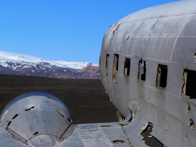 Avión abandonado de Islandia