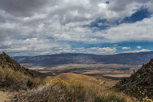 california mountains clouds landscape owensvalley easternsierra