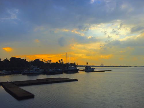 sunset indonesia waterfront iphone batam harrisresort iphoneography