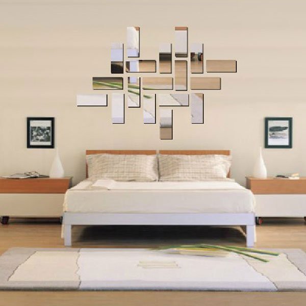15 GREAT IDEAS TO DECORATE YOUR HOME WITH 3D MIRROR STICKERS