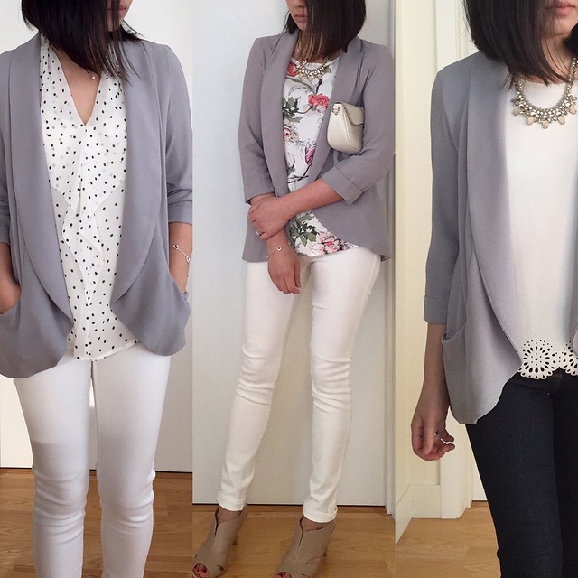 Sale Alerts & Forever 21 Open-Front Crepe Blazer Styled 3 Ways | what ...