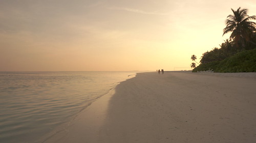ocean beach sunrise sand indian peaceful tranquility powder serenity maldives atoll fihalhohi kaafu southmale nex5t selp1650
