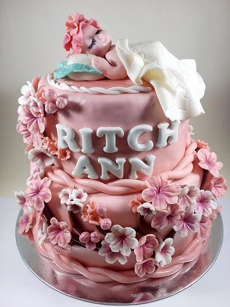 Elegant Pink Cake by Veronlopena