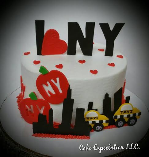 I Love NY Themed Bake by Denise of Cake Expectation LLC.