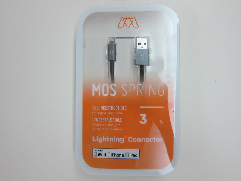 MOS Spring Lightning Cable - Packaging Front