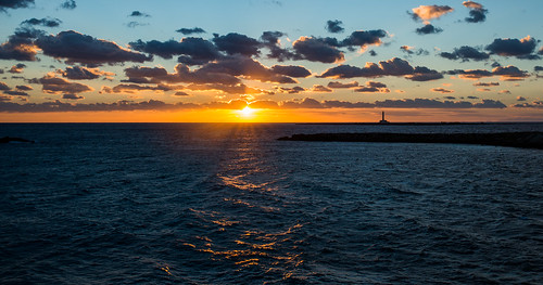sunset sea lighthouse clouds faro tramonto mare floating gallipoli salento isola