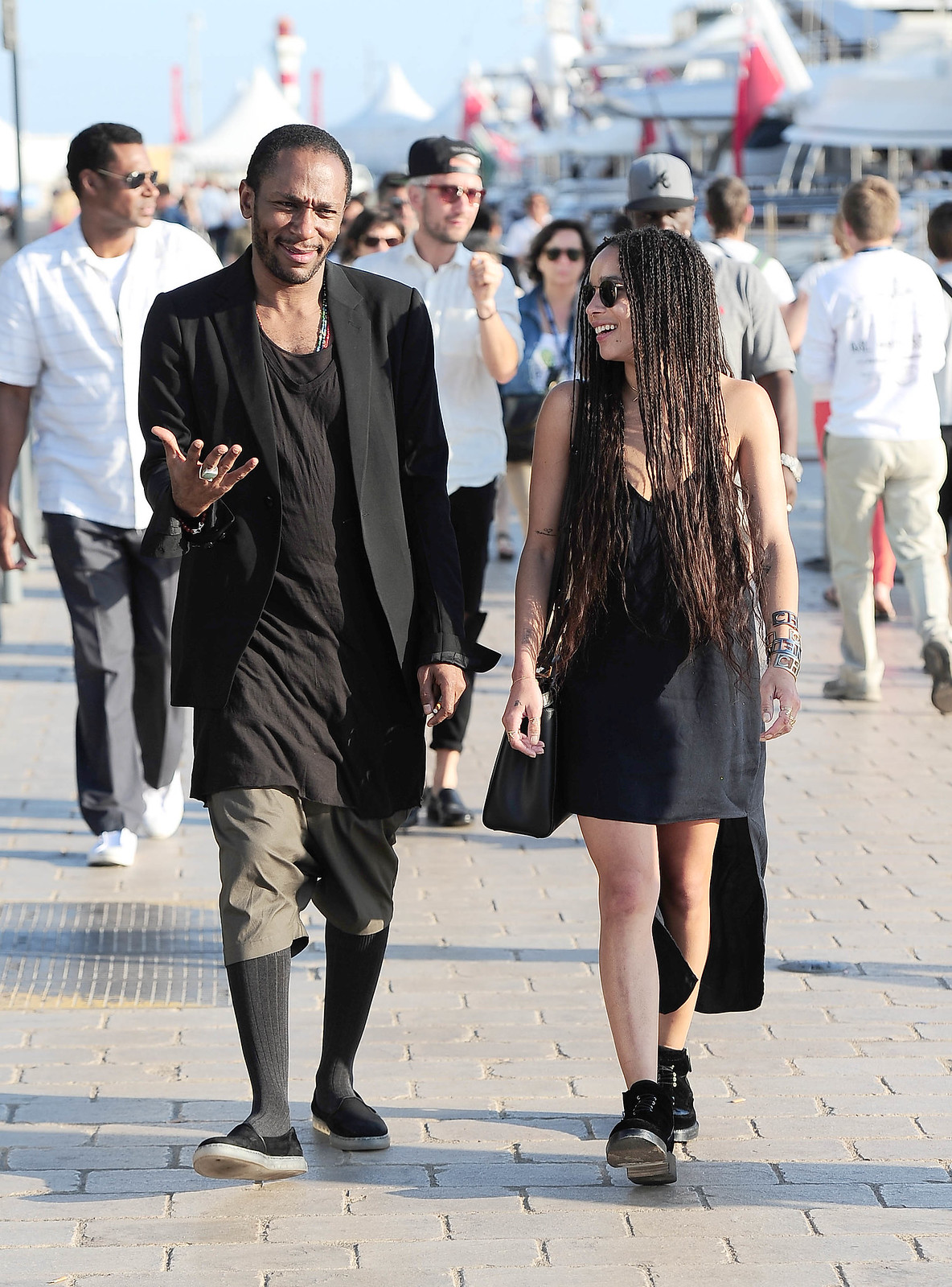Zoë Kravitz and Yasiin Bey (Mos Def Official)