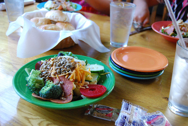 Moms love salad bars and lots of fresh veggies - The Restaurant at Hungry Mother State Park
