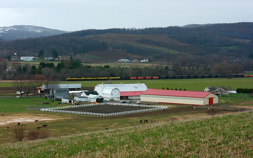 horses barn train landscape pennsylvania farm homer freighttrain emd cl1 sd60 nysw susyq