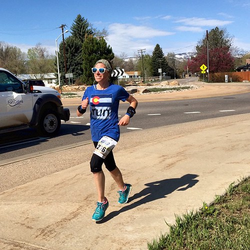 Mile 10 of the Horsetooth Half.