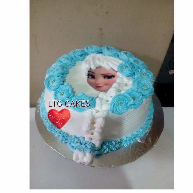 Frozen Ella Cake by Laide Tunde-Gafar of LTG Cakes
