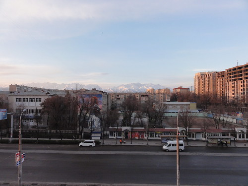 city mountain snow mountains hostel scenery asia view ala backdrop kyrgyz too kyrgyzstan range ussr bishkek alatoo