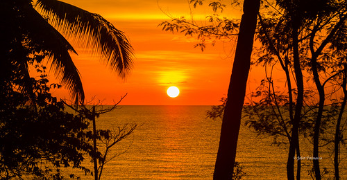 ocean sunset seascape beach silhouette horizon philippines iloilo antiqueprovince