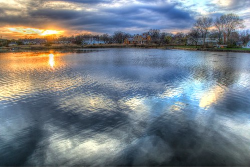sunset sky clouds river bay spring nj shrewsbury og oyster hdr day106 rumson 2015 day106365 365the2015edition 3652015 16apr15