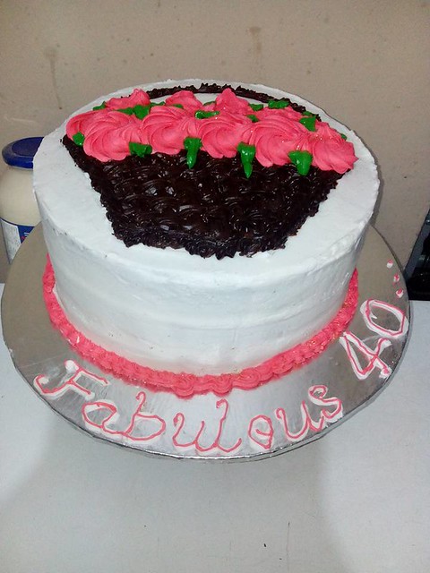 Basket of Bouquet Cake by Laide Tunde-Gafar