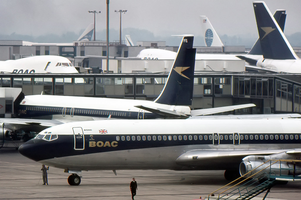BOAC dominates Terminal 3 Heathrow