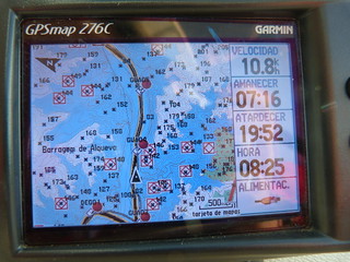 GPS del barco-casa de Amieira Marina (Alentejo, Portugal)