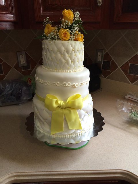 Simple Wedding Cake by Kailoni Vega