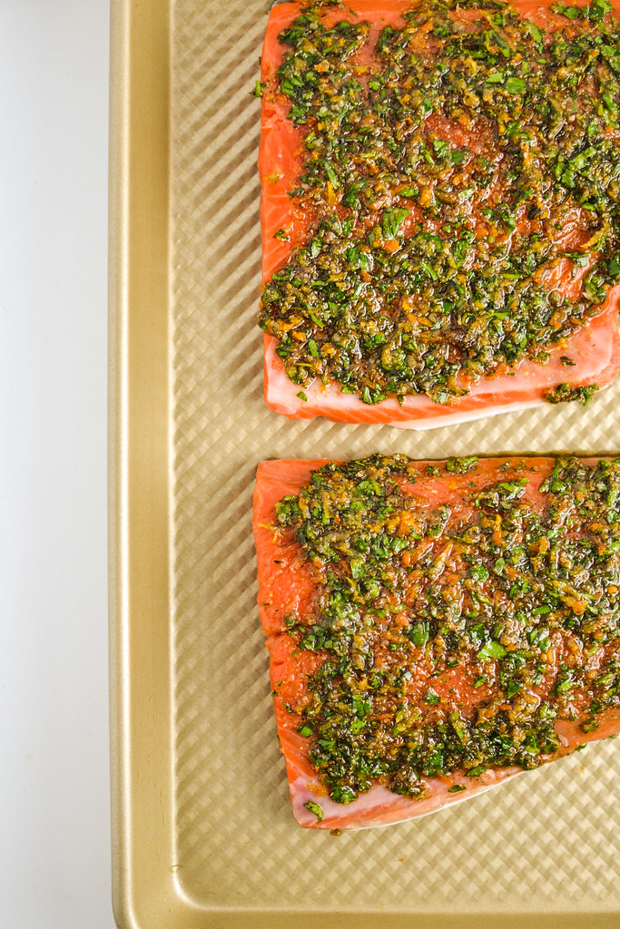 Citrus and Herb Crusted Salmon | Things I Made Today