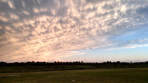 sunset sky cloud storm weather texas tx houston