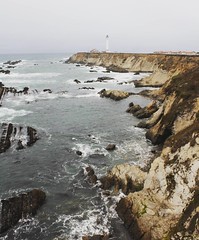 So much to say - I forget to start. There goes the day - fading as it passes...  #pointarena #pointarenalighthouse #lighthouse #cliffs #ocean #california #norcal #northerncalifornia #westcoast #home #placesihavebeen #travel