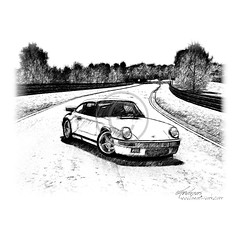 Porsche 911 #cardrawing #Pencildrawing by www.autozeichnungen.net