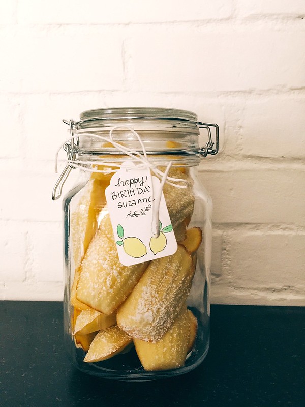 Lemon Madeleines + Homemade Gifts