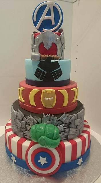 Avengers Inspired Cake of Cakes by Jasmine