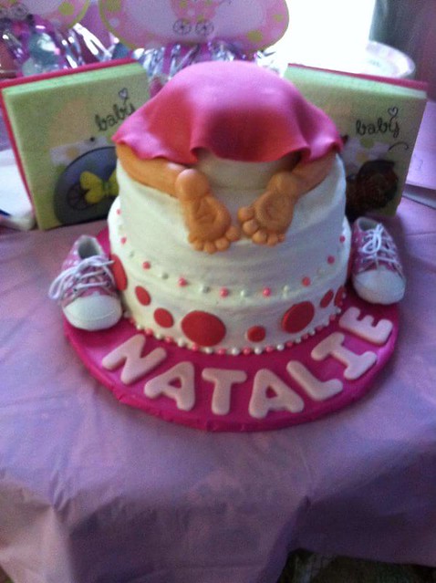 Baby Feet Baby Shower Cake by Jennifer Elaine Nieto Gomez