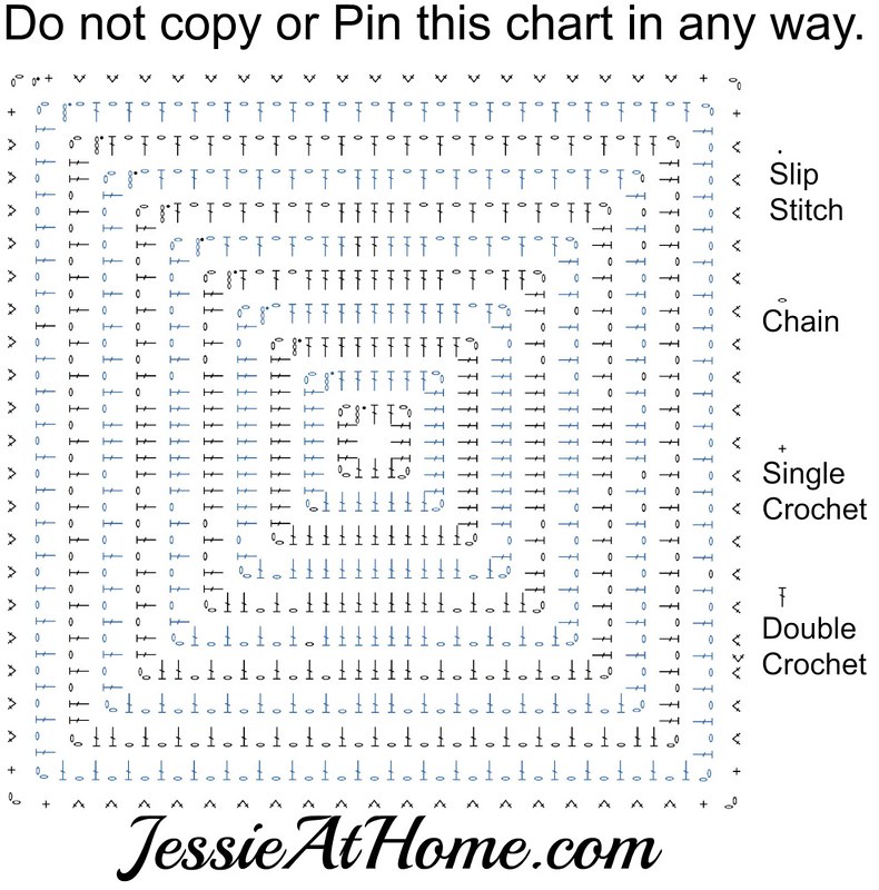 Four-Point-Square-crochet-chart