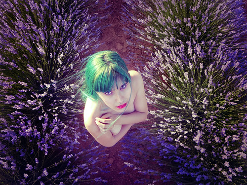 green beauty lady hair purple fineart lavender belleza violeta purity pureza lavandas