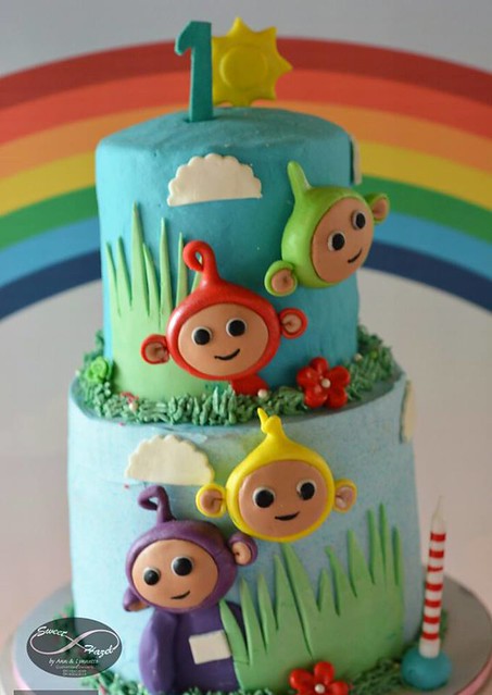 Teletubbies Themed Cake of Sweet Hazel by Ann and Lynnette