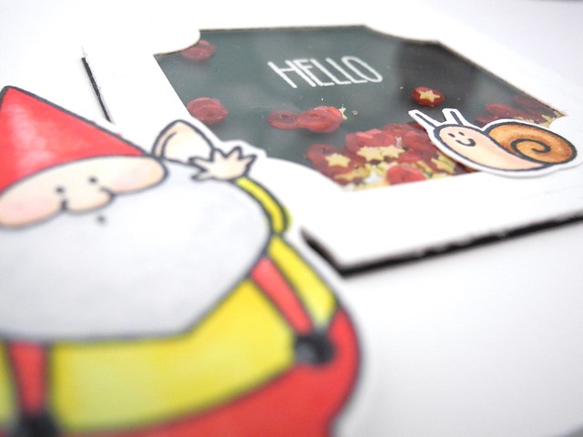 Hello Gnome by Jennifer Ingle #gnomes #mftstamps #spellbinders #cardmaking #Diy #spectrumnoir