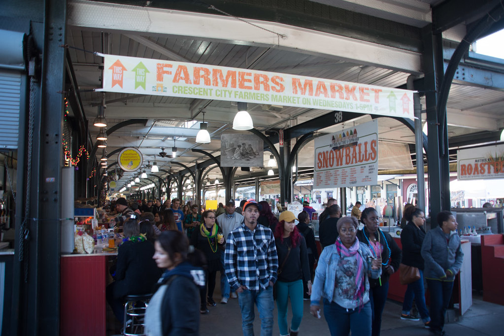 Farmer’s Market in New Orleans French Quarter