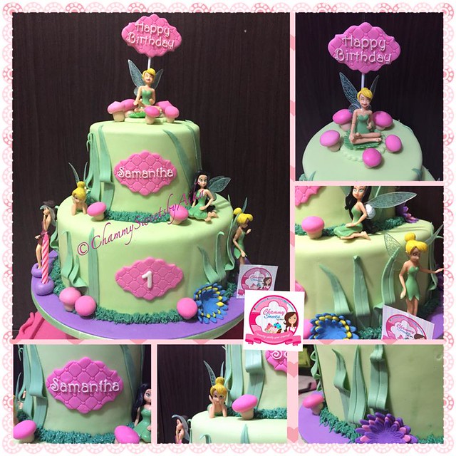 Tinker Bell Themed Cake by Chammy Sweets
