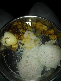 Mutta Curry served with Idiyappam