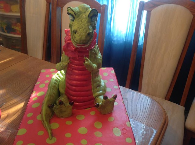 Dinosaur Themed Cake by Lynn Hoffman