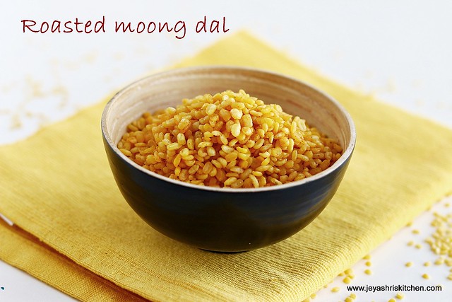 Microwave-moong dal