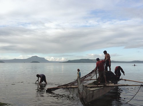 Early morning catch. Taal Lake.