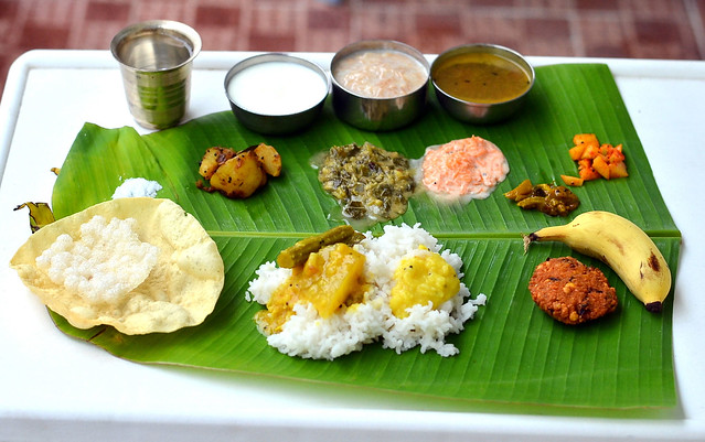 South Indian Lunch menu